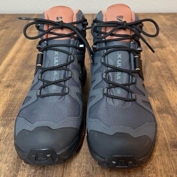Salomon Women’s X Ultra 4 Gore-Tex GTX Hiking Trail Boot Ebony/Mocha Size 10.5 - Picture 4 of 11